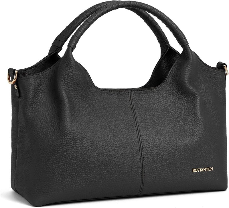 Bostanten Genuine Leather Purses for Women Designer Handbags Crossbody Shoulder Bags Top Handle Satchel with Adjustable Strap - Image 1